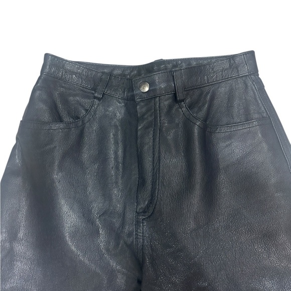 Vintage Genuine Leather Women’s Size 8 Limited Edition Straight Leg Pants - Picture 2 of 13